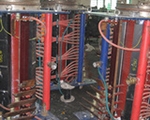 Repaired electromagnetic induction furnace